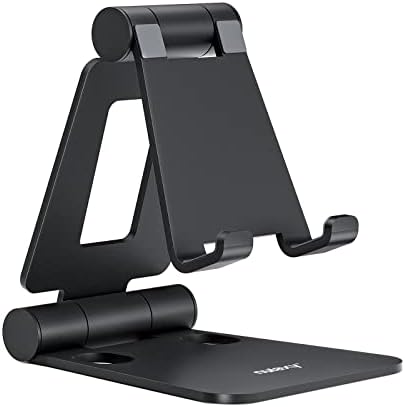 Nulaxy Dual Folding Cell Phone Stand, Fully Adjustable Foldable