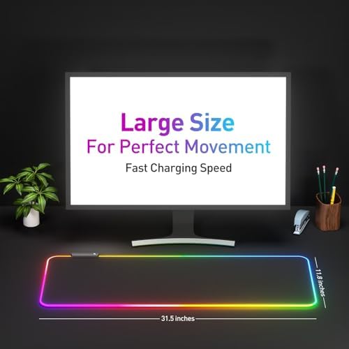 RGB Mousepad Led Mouse Pad, Large Mouse Pad - Image 2