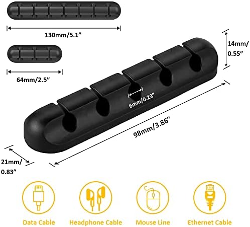 Cable Clips Cord Management Organizer - Image 3