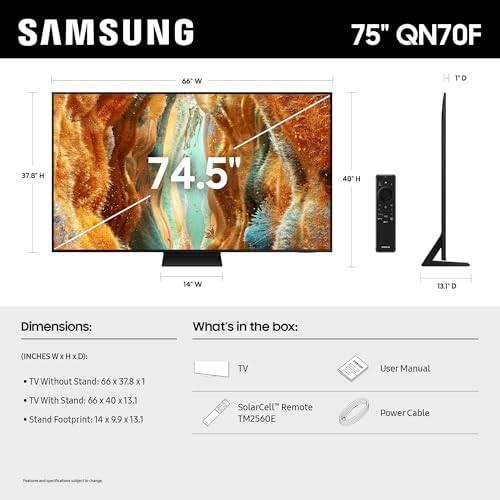 Samsung 75-Inch Class Neo QLED QN70F 4K Mini LED Smart TV - Image 2